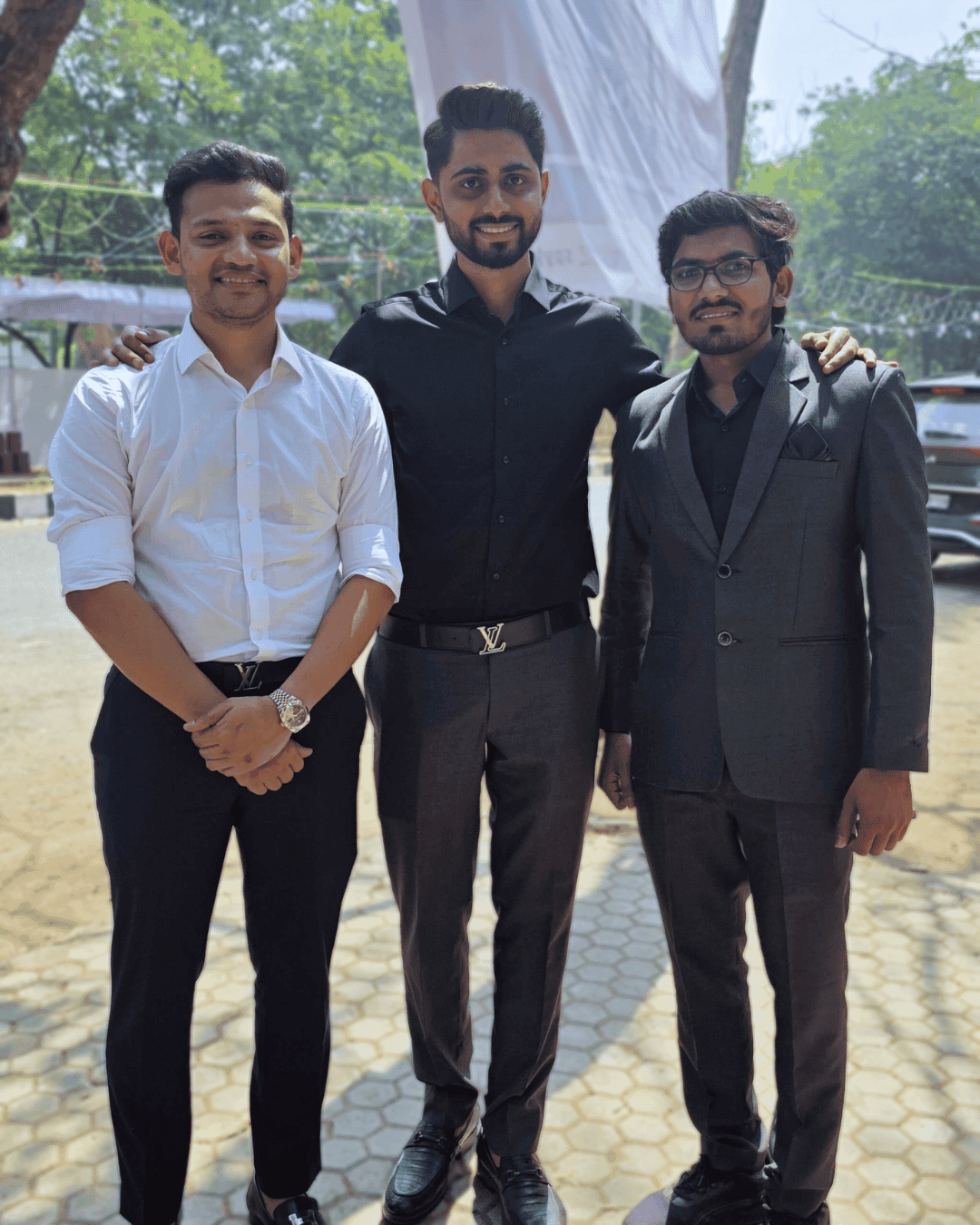 With Chirage Nakrani & Hardik Kothiya
